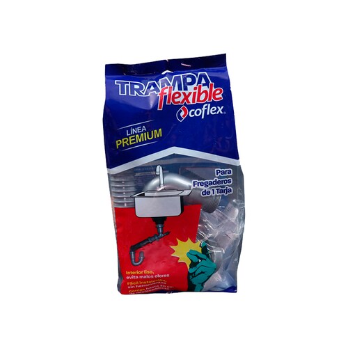 Trampa Flexible para Fregadero de Una Tarja Coflex TF100.
