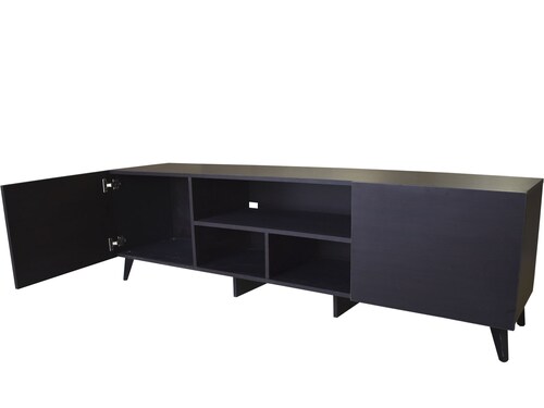 Mueble para TV de 80" Europa  Elegante y moderno Hogare  Chocolate