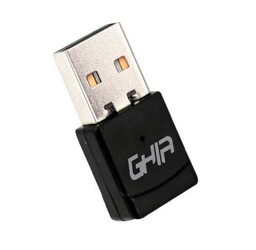 ADAPTADOR DE RED GHIA USB 2.0 INALAMBRICO DUAL BAND 600 MBPS ALTA VELOCIDAD PC MAC WINDOWS ANTENA