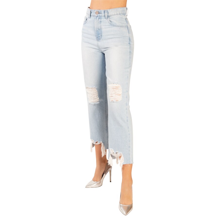 Mom Jeans Rotos - Precios y Promociones - Jun 2022| BigGo México