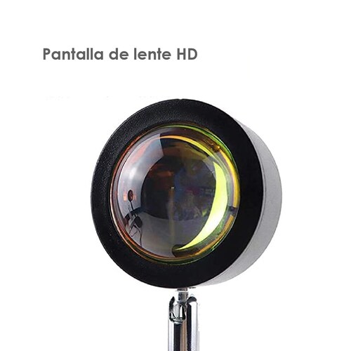 Lampara de ambiente  luces led 180 sunset rojo