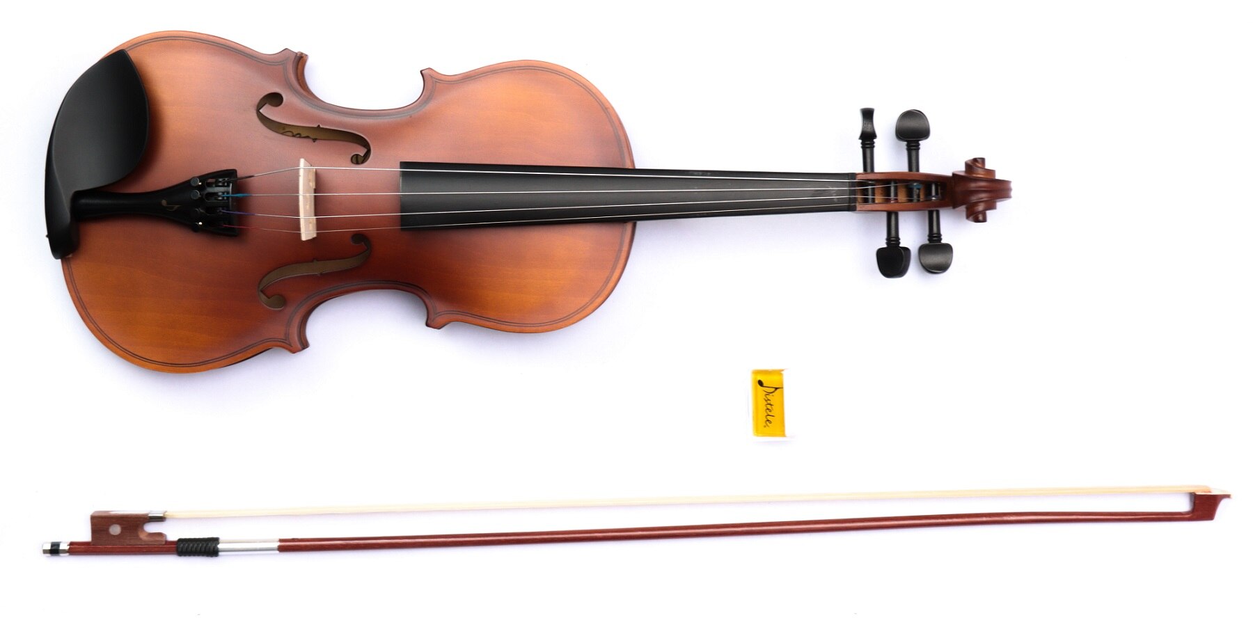 9X Piel de Violín Negro 27 mm Longitud 8 mm Diámetro instrumento violín Accs 