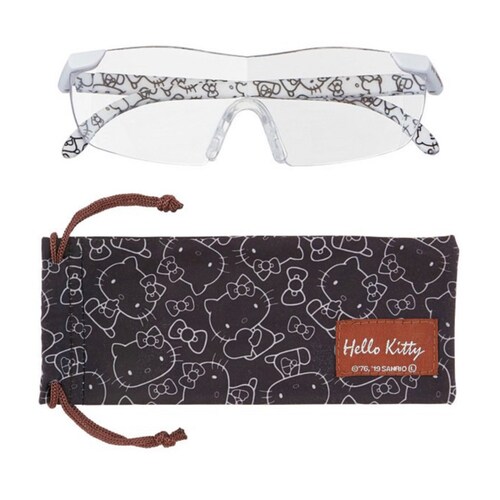 Lentes Aumento Lupa Hello Kitty Ampliación 1.6 Veces 160% - BLANCOS