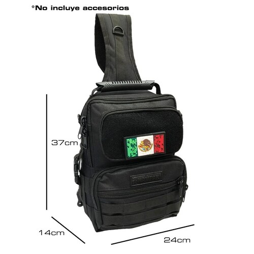 Pechera Tactica Kampak Ag01 Super Amplia Con funda P/arma 