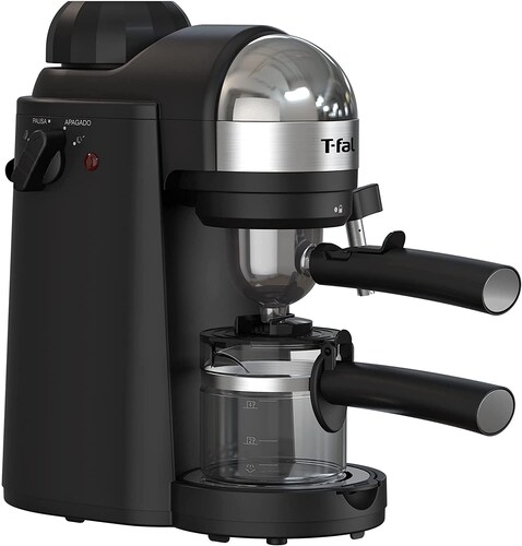 Cafetera Espresseria T-fal EX1728MX 4 tazas negra ORT2**