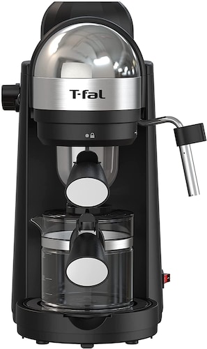 Cafetera Espresseria T-fal EX1728MX 4 tazas negra ORT2**