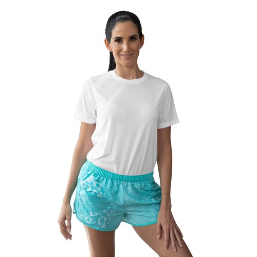 Playera Deportiva Para Dama Manga Corta