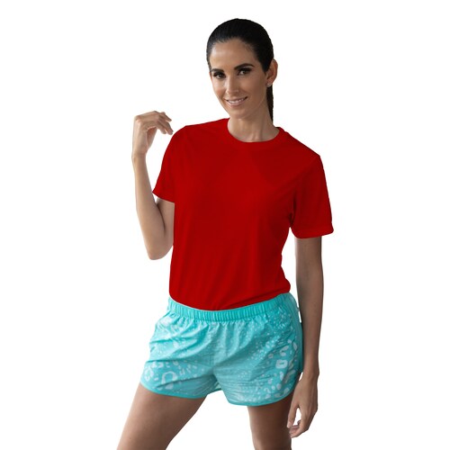Playera Deportiva Para Dama Manga Corta
