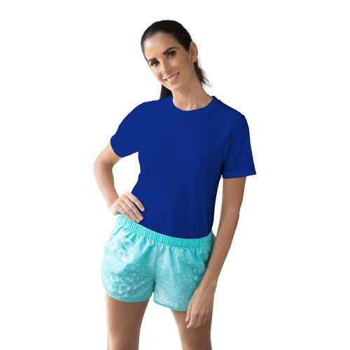 Playera Deportiva Para Dama Manga Corta