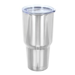 Termo para cafe bebidas calientes doble pared acero inoxidable acabado espejo 870ml de capacidad