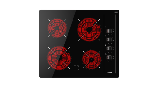 PARRILLA ELÉCTRICA VITROCERÁMICA MODULAR TEKA TBC 64000 XFL BK 60 CM (24") CONTROL TÁCTIL.