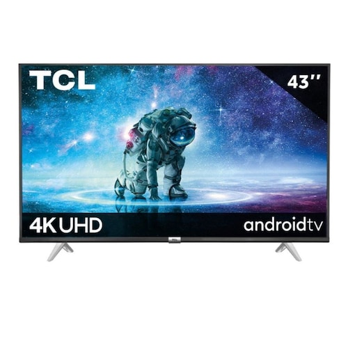 Pantalla TCL LED Smart TV 43 pulgadas 4K/Ultra HD Android TV 43A445
