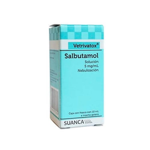 Vetrivatox Salbutamol Solución Para Nebulizacion 10 Ml Suanca 
