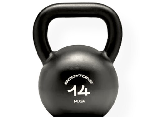 Pesa Rusa Negra 14 kg /Black Kettlebell 14 kg Bodytone  BT-KB14.
