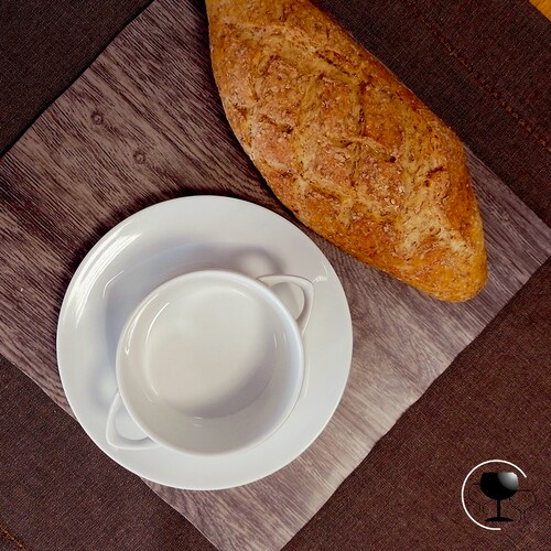 Juego De Tazón Consomé Con Asas +  Plato - Schonwald