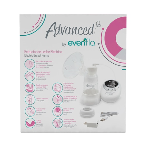 EXTRACTOR DE LECHE SENCILLO ADVANCED EVENFLO