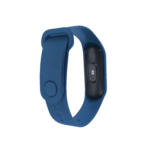 Pulsera Fitness band Green Leaf GFB-2020BL Azul Bluetooth con medición de presión arterial END1