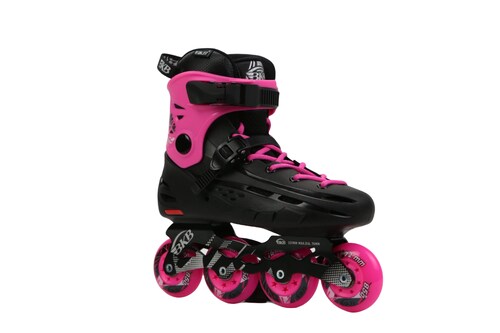 Patines Flying Eagle modelo BKB color negro con rosa talla 22 / 23