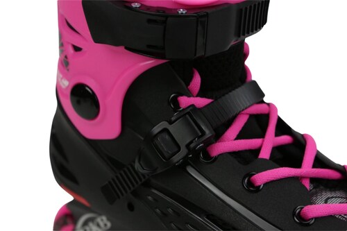 Patines Flying Eagle modelo BKB color negro con rosa talla 22 / 23