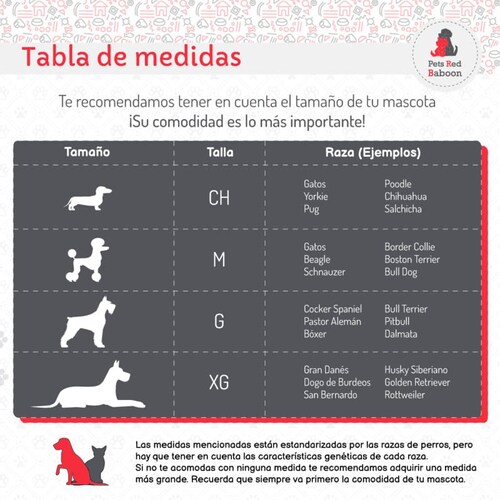 Camita Para Perro Colchón Mascota Extra Grande Marca Pets Red Baboon Modelo Roni