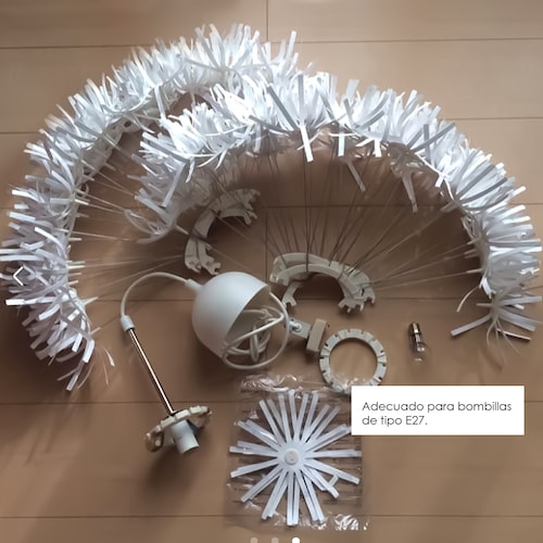 Lampara de techo colgante diente de león lampara decorativa de araña 80 cm de diámetro