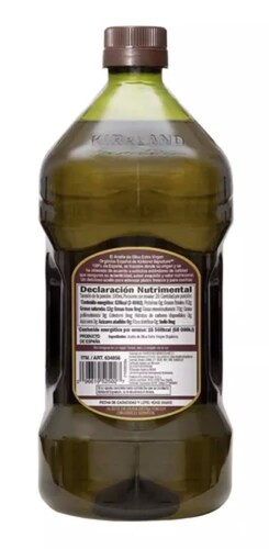 Aceite De Oliva Orgánico Español Extra Virgen 2lt Kirkland