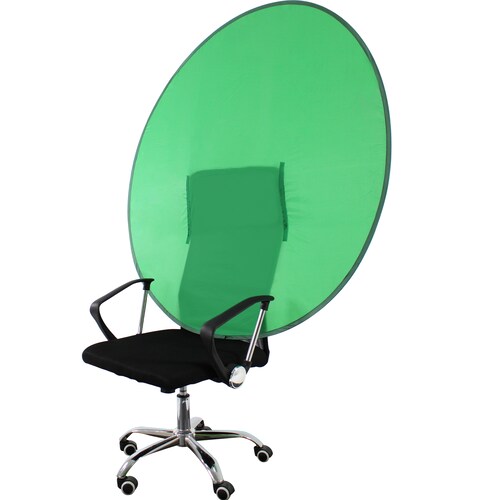 Pantalla Verde Fondo para Silla Redondo Chroma Key 55" Plegable Fotografia Video 