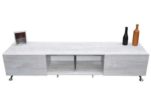  Mueble para TV de 90" London 200 mts Minimalista y Practico Hogare Blanco Nórdico