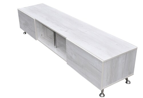  Mueble para TV de 90" London 200 mts Minimalista y Practico Hogare Blanco Nórdico