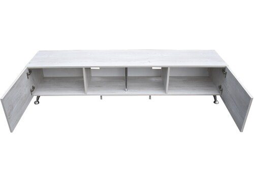  Mueble para TV de 90" London 200 mts Minimalista y Practico Hogare Blanco Nórdico