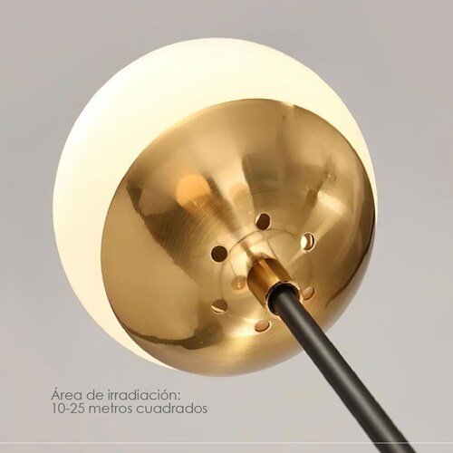 Lampara de techo estilo industrial Lámpara de araña sputnik 8 luces