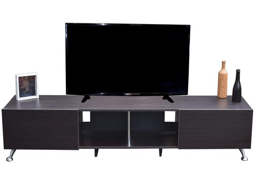  Mueble para TV de 90" London 200 mts  Practico y Moderno Hogare  Chocolate 