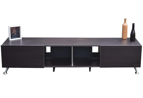  Mueble para TV de 90" London 200 mts  Practico y Moderno Hogare  Chocolate 