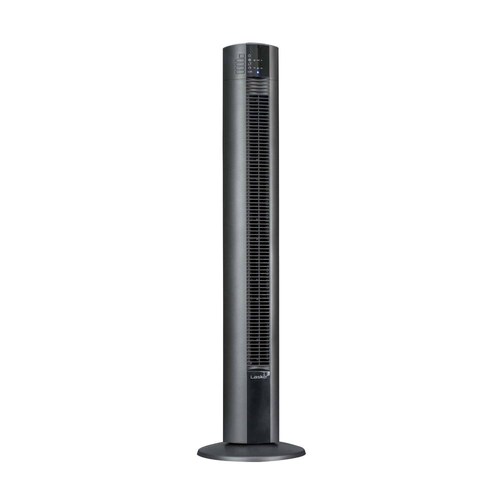 Ventilador de Torre de 120 cm, Lasko T48312M, con 3 Velocidades, Temporizador y Control Remoto, Negro