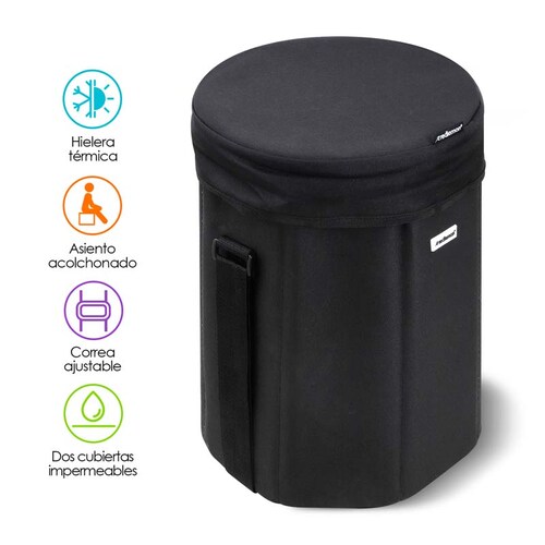 Hielera Térmica Plegable Extra Grande con Asiento 20 L Redlemon