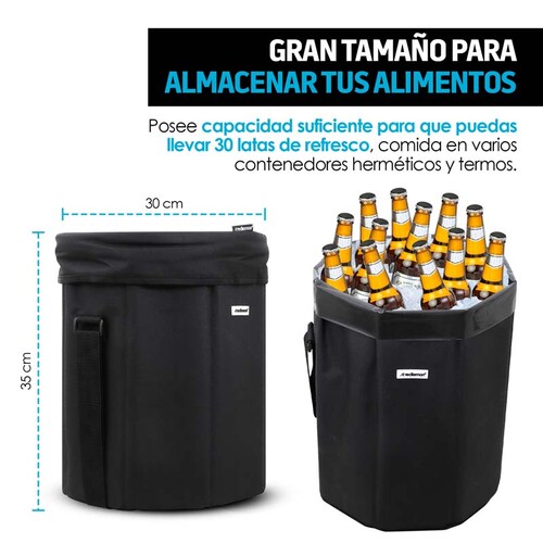 Hielera Térmica Plegable Extra Grande con Asiento 20 L Redlemon