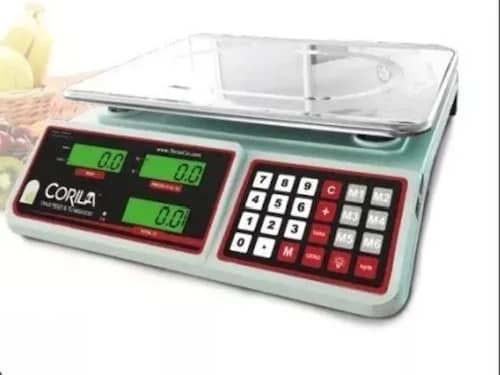 Báscula Electrónica Comercial 40kg Digital Recargable Corila Cppn-40 