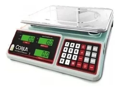 Báscula Electrónica Comercial 40kg Digital Recargable Corila Cppn-40 