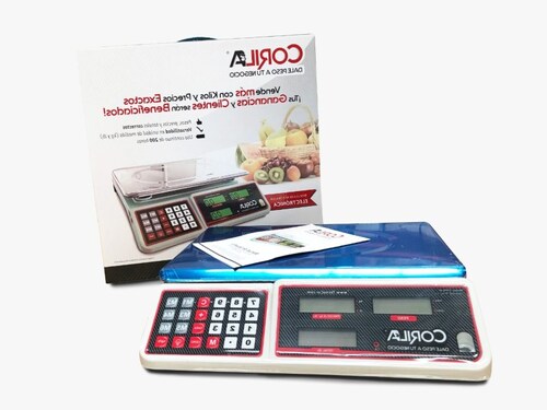 Báscula Electrónica Comercial 40kg Digital Recargable Corila Cppn-40 
