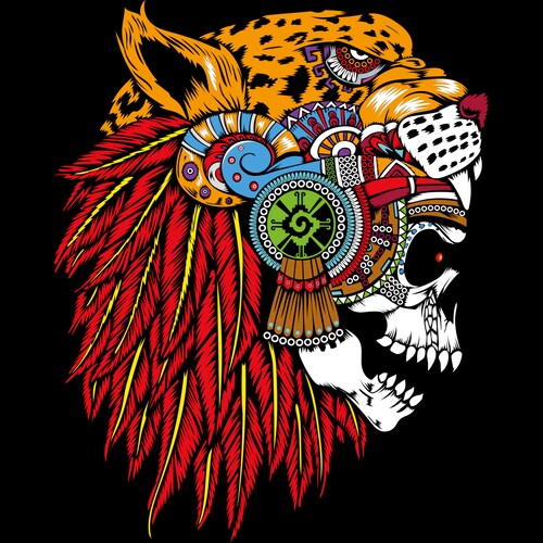 Playera Caballero- Guerrero Jaguar.