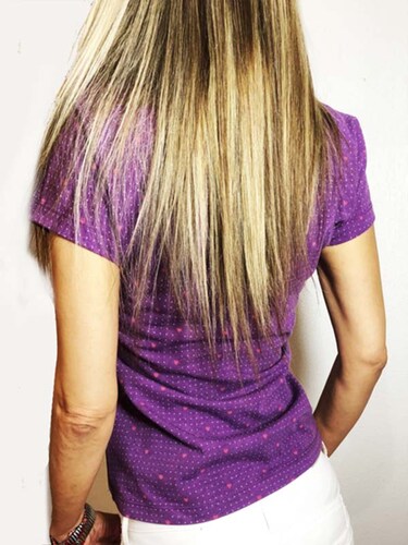 Playera Tipo Polo para mujer. Diseño casual