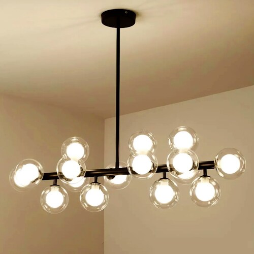 Lampara de techo estilo industrial Lámpara colgante molecular 16 luces