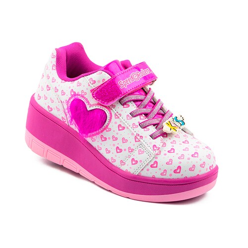 Tenis Patín Speed Roller Amor Blanco Para Niña