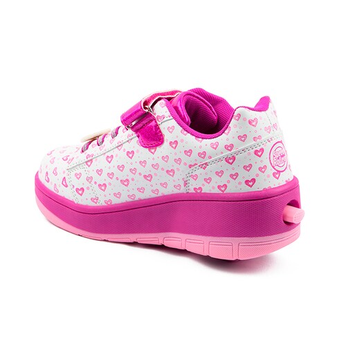 Tenis Patín Speed Roller Amor Blanco Para Niña