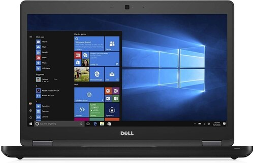 Laptop Dell Latitude 5480-14"- Core i5, 7pma generación- 16GB RAM, 500GB HDD- Windows 10 Pro- Equipo Clase A, Reacondicionado.  .
