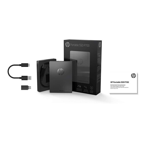 Unidad de Estado Sólido Externo de 512 GB, HP P700, USB Tipo C