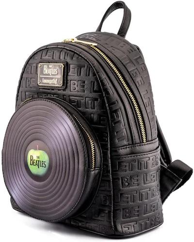 Loungefly The Beatles Let It Be Vinyl Record Mini Backpack