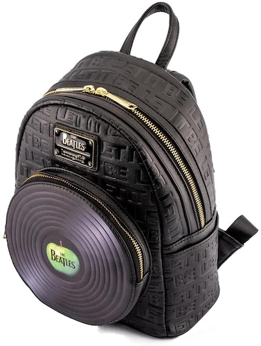 Loungefly The Beatles Let It Be Vinyl Record Mini Backpack