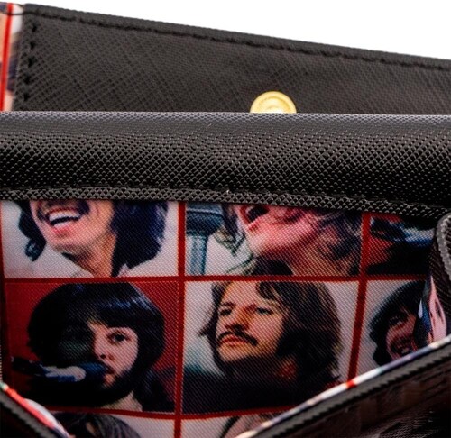 Loungefly The Beatles Let It Be Cartera de piel sintética con discos de vinilo