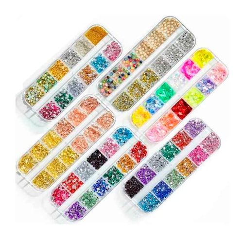 Gelish Uñas Básico, lampara Uv, Nail Drill, Esmaltes y Pinceles Kit de Manos 45 Pzas